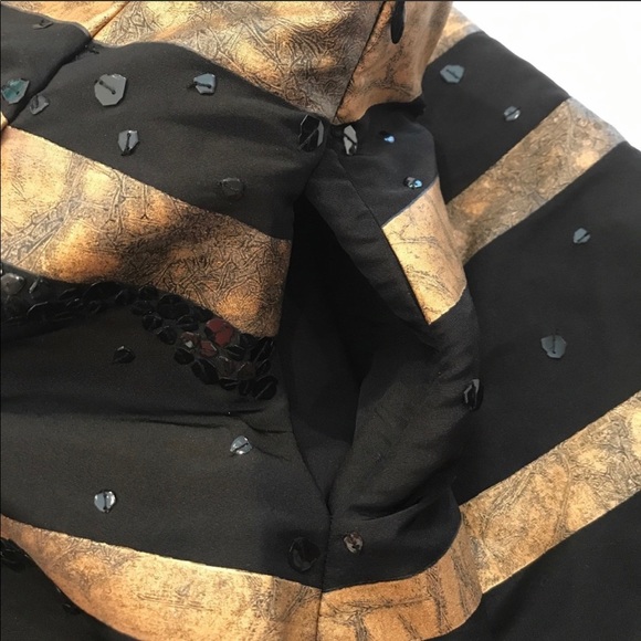 ❌SOLD❌Gold Embellished Sachin+Babi Skirt RETAIL $289 - Picture 7 of 8